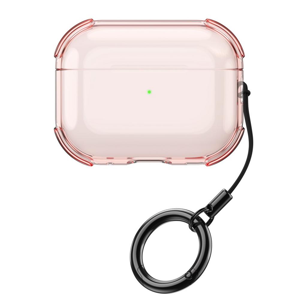 Чехол для наушников для Apple AirPods Pro3 Прозрачный чехол Противоударный чехол для наушников AirPods Pro 3 Защитная крышка с крючком