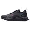 Shock Absorption Rebound Non-Slip Wear-Resistant Low-Top Running Shoes Men Sneakers Black ARST007-1