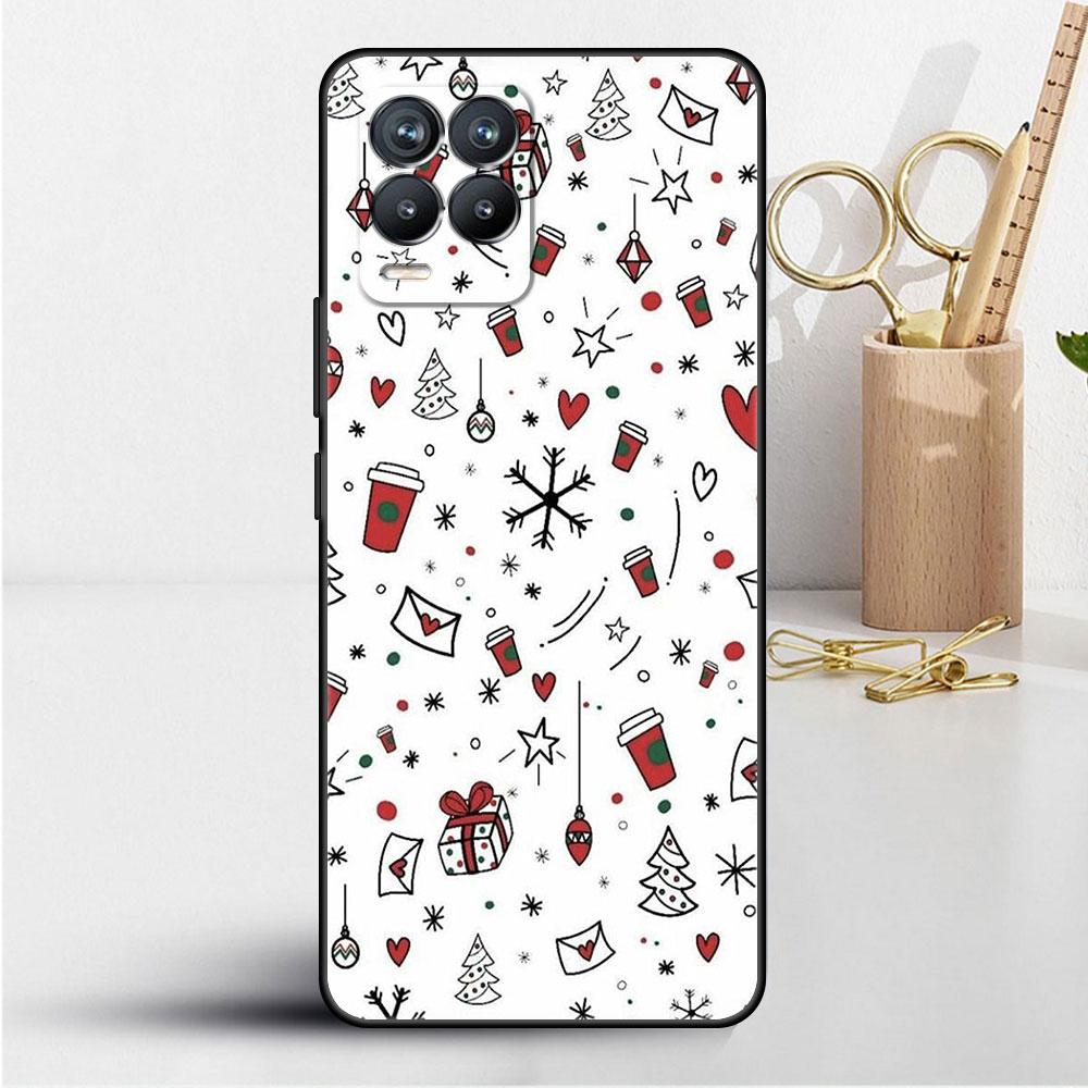 Чехол для Realme 8 C21y GT Neo 2 3 8i C21 7 C11 6 C12 C35 C3 GT 9 Pro C12 Master Funda Phone Cover Snow Merry Christmas