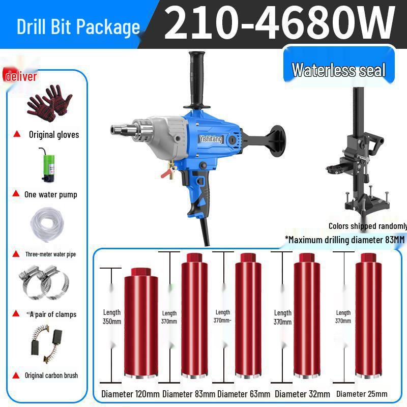 Metabo High-Power Handheld Electric Diamond Core Drill for Concrete