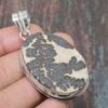 Psilomelane Dendritic Gemstone 925 Sterling Silver Handmade Wonderful Jewelry Pendant