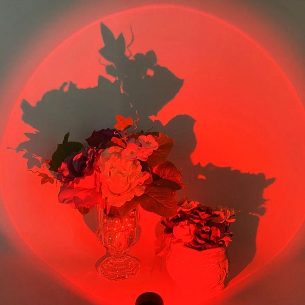 USB Светодиодная лампа Закат ABS Проекторная лампа Новое украшение Лампы настроения Для спальни Гостиной Стены