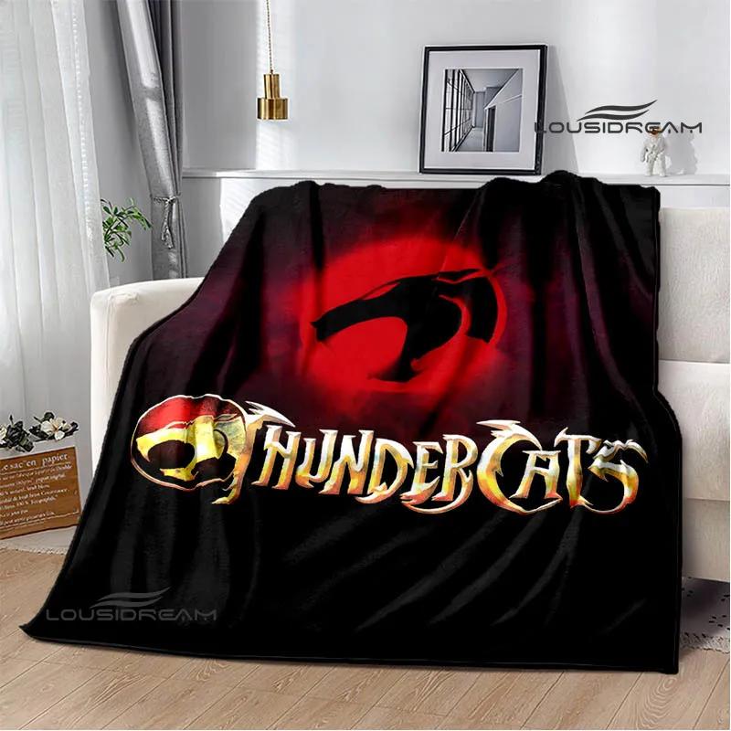 Мультяшные одеяла с принтом Thundercats Детское теплое одеяло t Одеяло с фланцем Домашнее дорожное одеяло постельное белье Подарок на день рождения