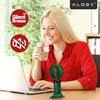 Wentylator Wiatrak Ręczny Bezprzewodowy, Przenośny I Biurkowy, Z Uchwytem Na Telefon, Ładowanie Usb-C, Bateria 18650, Alogy Coolbreeze™ - Zielony