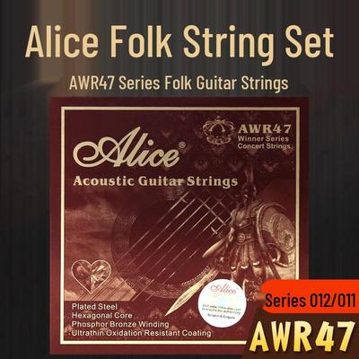 Alice King AWR47 Фосфорная бронза Струны для акустической гитары, Комплект из 6 струн.
