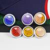1/5Pcs Golf Ball Marker Round Cap Clip Mark with Level Function Magnetic Golf