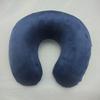 Легкий для переноски Универсальный Мягкий Удобный Замшевый Поддерживающий Валик U-образная Надувная Подушка для Шеи и Головы