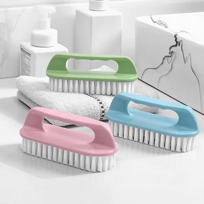 Чистящая щетка с мягкой щетиной для стирки одежды, обуви, скрабовая щетка, портативная пластиковая щетка для чистки рук для кухни, ванной комнаты