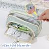 Zipper Pen Bag Five-Layer Pen Storage Bag Multifunctional Pencil Box  Student
