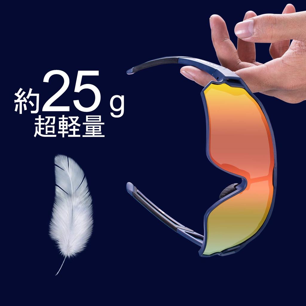 ROCKBROS Polarized Sunglasses, Sports Sunglasses for Cycling, Ultra Lightweight, UV400 Protection, Unisex, for Fishing, Baseball, Running, and Golf