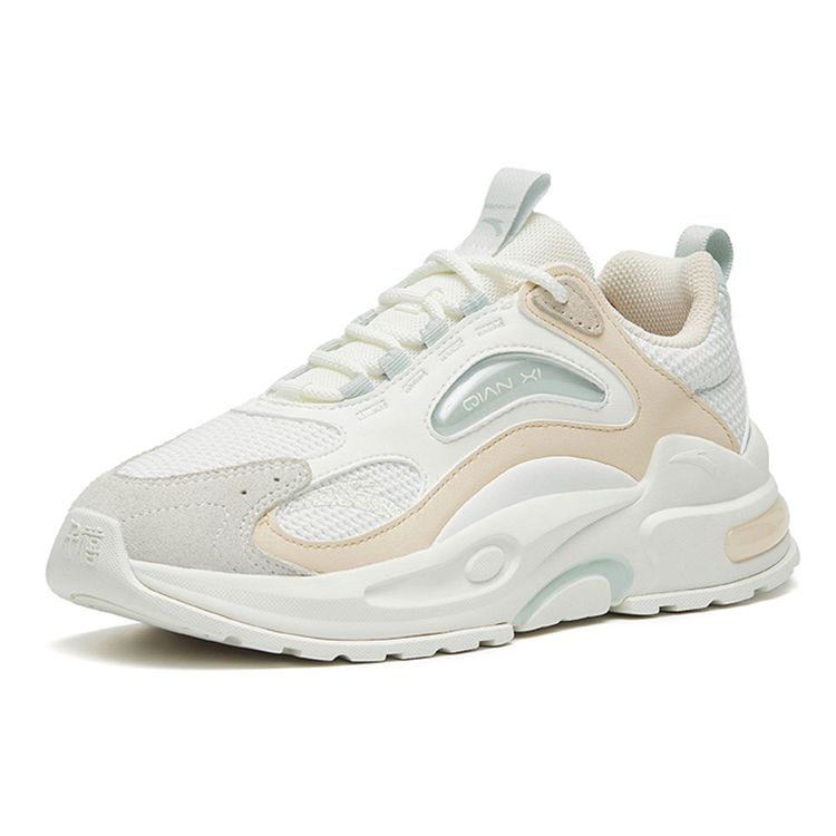 Anta Millennium 5.0 Ткань Синтетическая кожа Амортизирующие Нескользящие Износостойкие Легкие Низкие Повседневные Туфли Женские Кроссовки 122248890-4