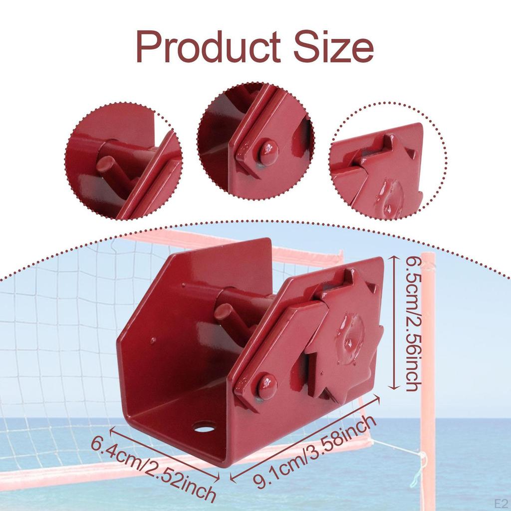Натяжитель сетки для волейбола Стойка для бадминтона Легкая установка Крепление Тренировочное оборудование