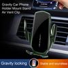Car Phone Holder Induction Gravity Car Automatic Clamping Adjustable Mount Phone Holder Air Stand Vent Clip