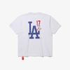 New Era МЛБ ЛА Доджерс футболка с подписью игрока белая 15147525