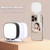 Магнитная селфи-лампа для MagSafe iPhone, светодиодное кольцо 360° для подсветки с зеркалом, идеально подходит для селфи, влогов и видеозвонков