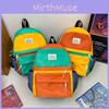Детский рюкзак с цветным блочным дизайном и дышащей конструкцией для использования в дошкольных учреждениях и детских садах