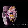 Пластиковая маска для лица Призрачная краска, струящаяся, Аниме Косплей Реквизит, Индивидуальная маска на Хэллоуин, Взрослая