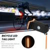 Задний фонарь для ночной езды на велосипеде, перезаряжаемый светодиодный задний фонарь для велосипеда, предупредительный световой сигнал безопасности для велосипеда, аксессуары для велосипеда