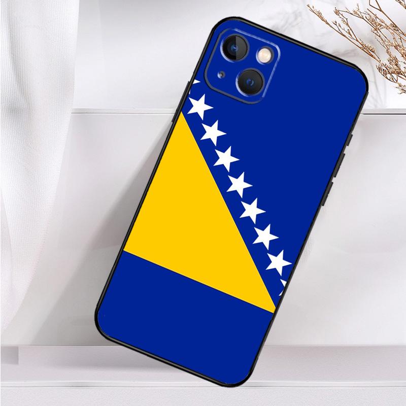 Чехол для телефона с флагом Боснии для iPhone 16 15 14 12 11 13 Pro Max 7 8 Plus X XR XS Max 13 12 Mini