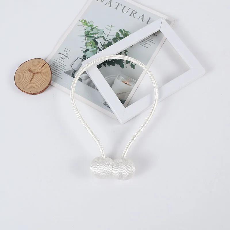 1/2/4 шт. Магнитные подхваты для штор в виде шаров Завязки Вспомогательные стержни Аксессуары Зажимы-пряжки Крючки Держатели Домашний декор