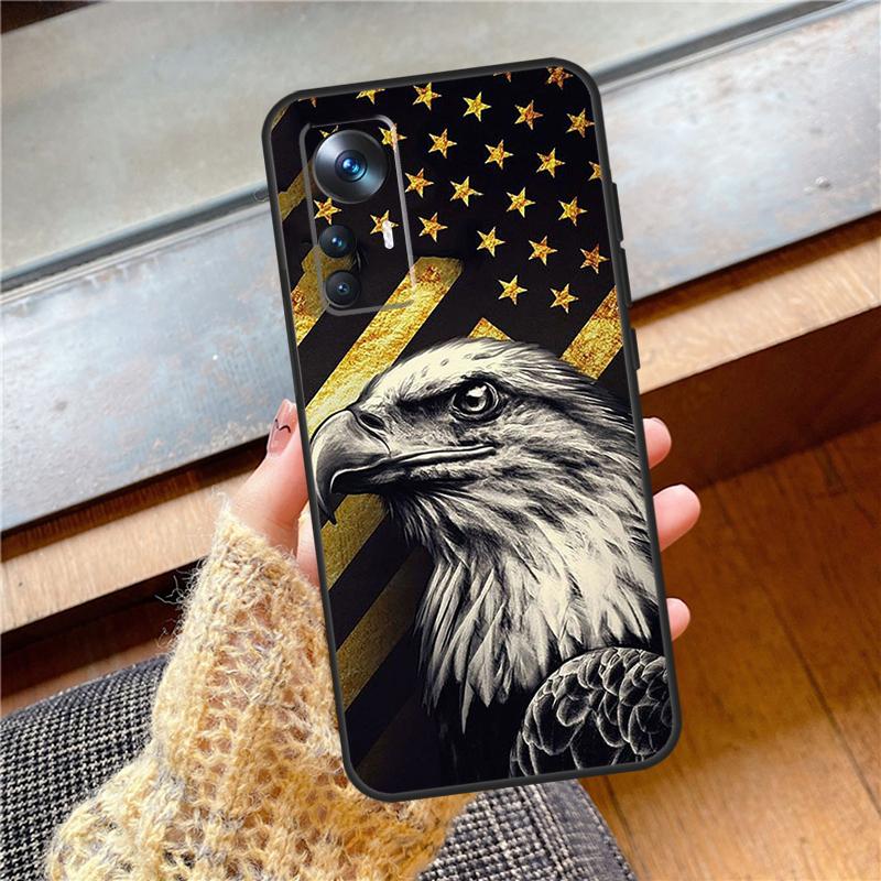 USA American Flag Cover For Xiaomi 15 Ultra 14 17 Pro Max 13T 14T 15T Pro POCO F7 F5 F6 X3 X5 X6 X7 Pro Case