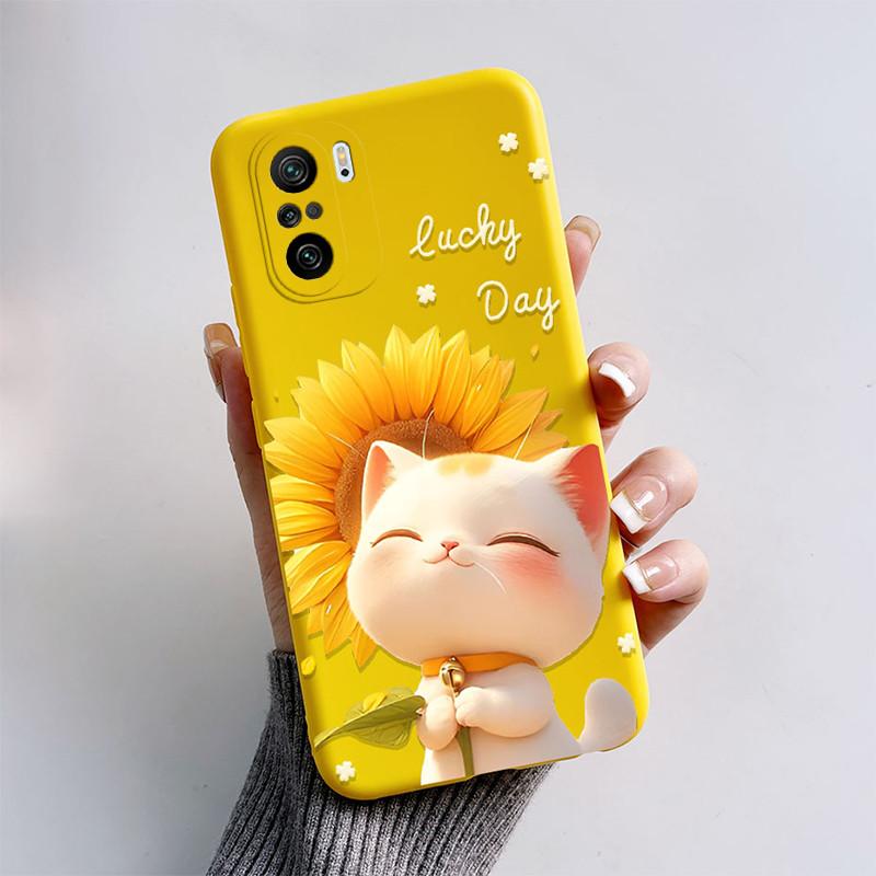 Чехол для Xiaomi POCO F3 Чехол POCO F3 5G Милый Бабочка Астронавт Мультяшный Мягкий Силиконовый Чехол для Телефона Для Poco F3 GT PocoF3 Fundas