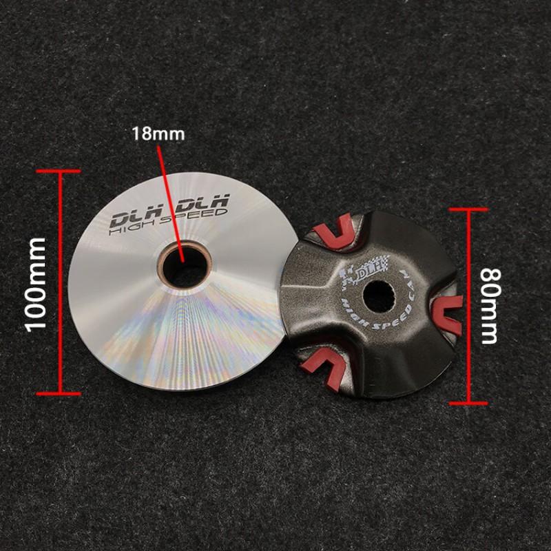 Jog 50 ZR DLH Scooter Clutch Assembly Kit With Roller Weights Springs Driver Pulley Honda Modification