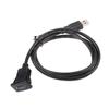 1 шт., удлинительный кабель для скрытого монтажа на панель USB 3.0 с пряжкой для приборной панели автомобиля, грузовика, лодки, мотоцикла