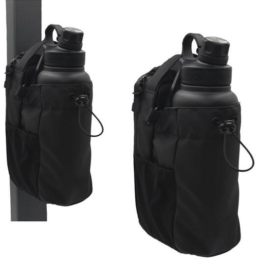 Сумка для хранения, магнитная фитнес-сумка для бутылок с водой, большая вместимость, застежка-молния, многофункциональный водонепроницаемый чехол, держатель для бутылок для путешествий