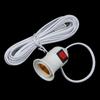 2.5M 4M E27 Lamp Base Holder Us Hanging Light Bulb Socket Cord With Switch
