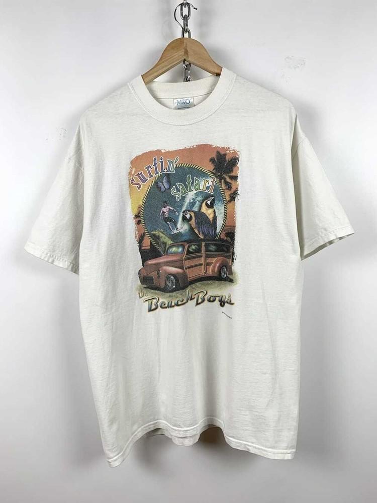 Retro 2001 The Beach Boys Surfin039 Safari Tour Unisex For Men Women Tshirt KH7318 Unisex T-Shirt