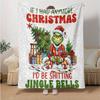 1Pc Grinch Christmas Humor Blanket Soft And Comfortable Casual Warm Camping Travel Christmas Halloween Gift M921655