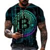 3D Printed Men's Large T-shirt, Comfortable and Fashionable In Large Size.