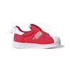 Adidas Originals Superstar 360 Round Toe Slip-On Non-Slip Low-Top Walker Shoes Baby Shoes Red Q46309