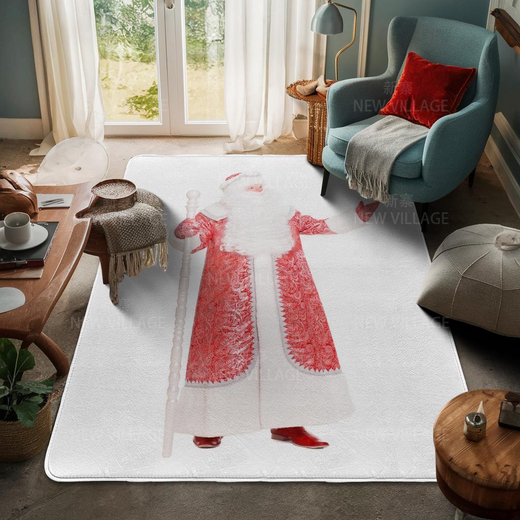 Ковер у входа в дом Домашний коврик у двери Гостиная Ванная Комната Ноги ванная комната Нескользящие коврики с водопоглощением для ванной Счастливого Рождества зима