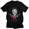 Кавайная футболка с графикой Invader Zim, счастливый Зим, готовый к обнимашкам, милая мультяшная футболка, мужская, женская, ретро футболка, футболка оверсайз