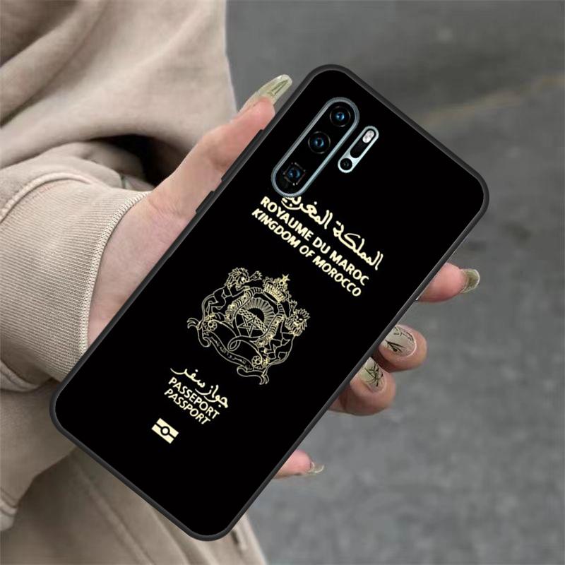 Morocco Flag Coat Of Arms Case For Huawei Nova 9 SE 10 5T 11i 8i 7i 3i Y61 Y91 Y60 Y70 Y90 P20 P40 Lite P30 Pro Cover
