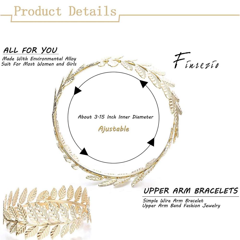 2 шт., повязка на голову греческой богини, манжеты, свадебный комплект, ветка лаврового листа, браслет для женщин, вечерние