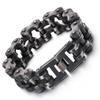 Men's Hip Hop 22mm Titanium Steel Bicycle Chain Bracelet