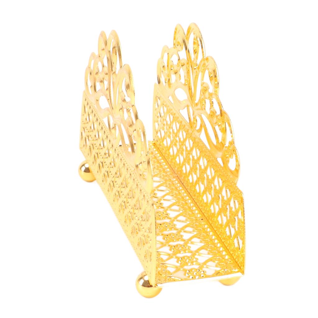 Золотой держатель для салфеток, железный декоративный винтажный диспенсер для бумажных полотенец, декор стола для гостиных, отдыха