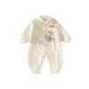 Autumn Long Sleeve Baby Hanfu Romper - Chinese Style Tang Suit for Newborns