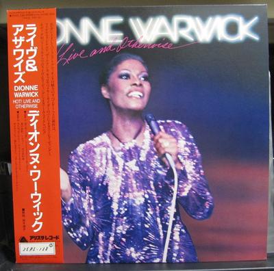 Виниловая пластинка DIONNE WARWICK Hot Live And Otherwise 25RS138 ARISTA 1981 Япония Obi Поп Б/у