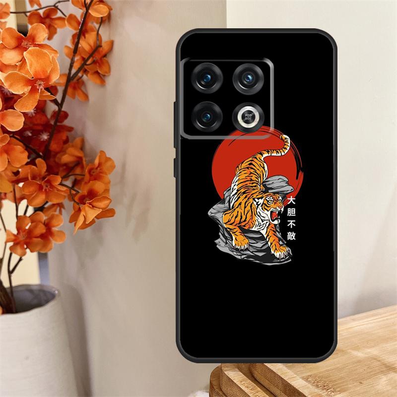 Japanese Tiger Funda For OnePlus 13 13R 12 12R 11 10 Pro 8T 10T OnePlus Nord 4 CE 2 3 Lite N10 N20 N30 Case