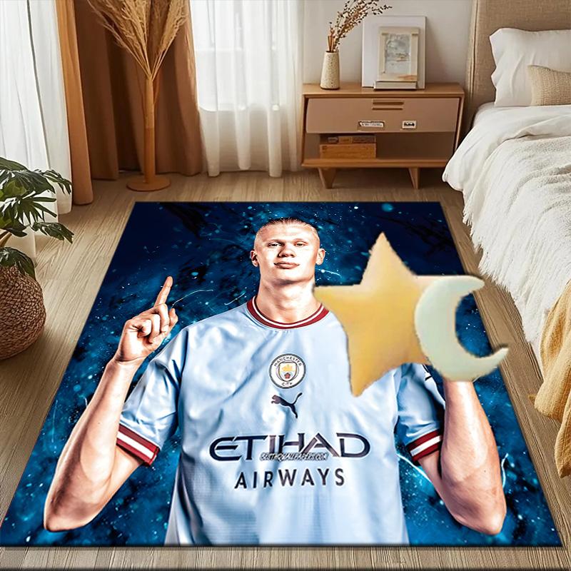Haaland Rug Game Carpet, Floor Mat for Bedroom Living Room Entryway Rug, Home Decor Idea Gift for Christmas birthday