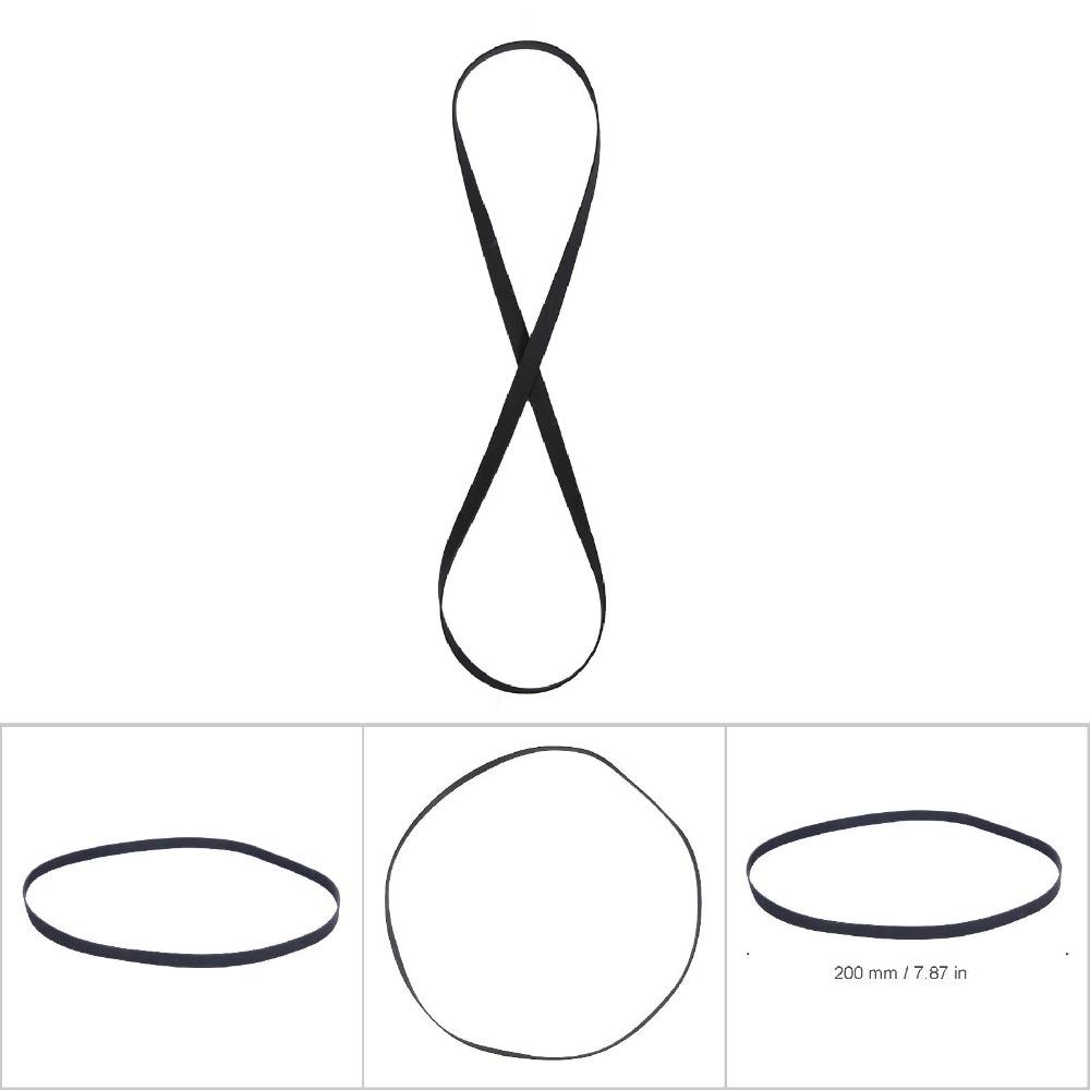 2pcs EPDM Record Player Belt Good Elasticity Phonograph Turntable Belt  For Phonograph
