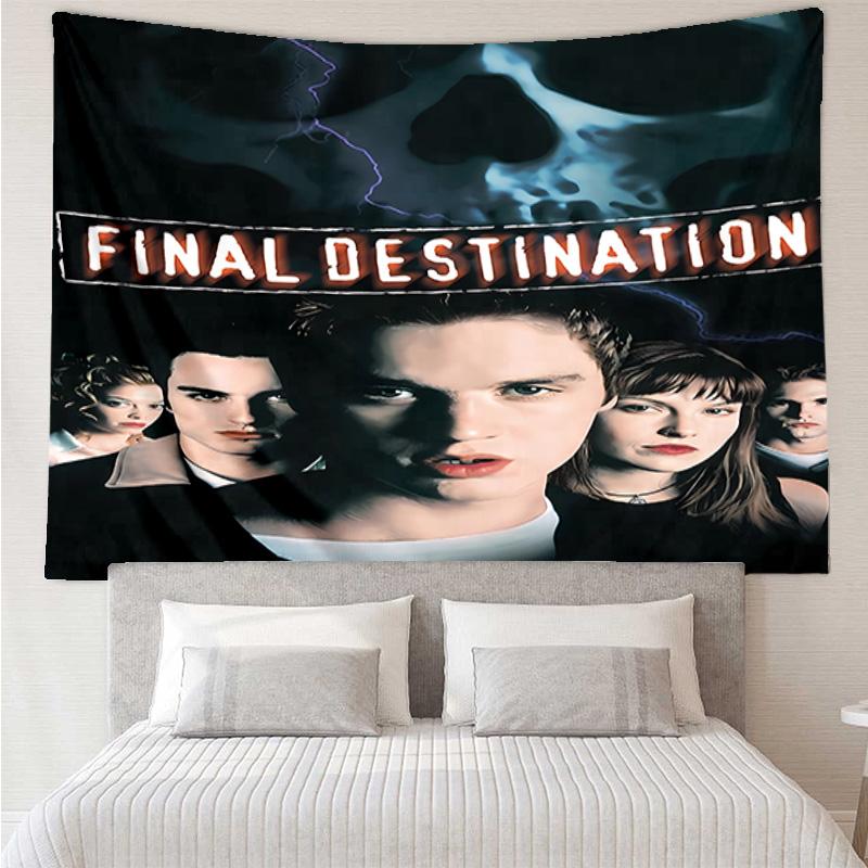Final Destination Bloodlines1 Tapestry for Bedroom Aesthetic Classroom Tapestries Wall Hanging for Living Room Dorm Office,Ideal Creative Gift