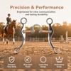 Rose Gold Plated Horse Snaffle Bit Stainless Steel Equestrian Equipment Horse Gag Bit  Racetracks