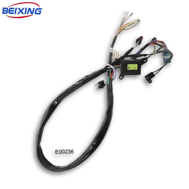Customizable Car Electrical Wire Connector with Rubber Insulation IP66 Terminal Cable E00021 Wiring Harness