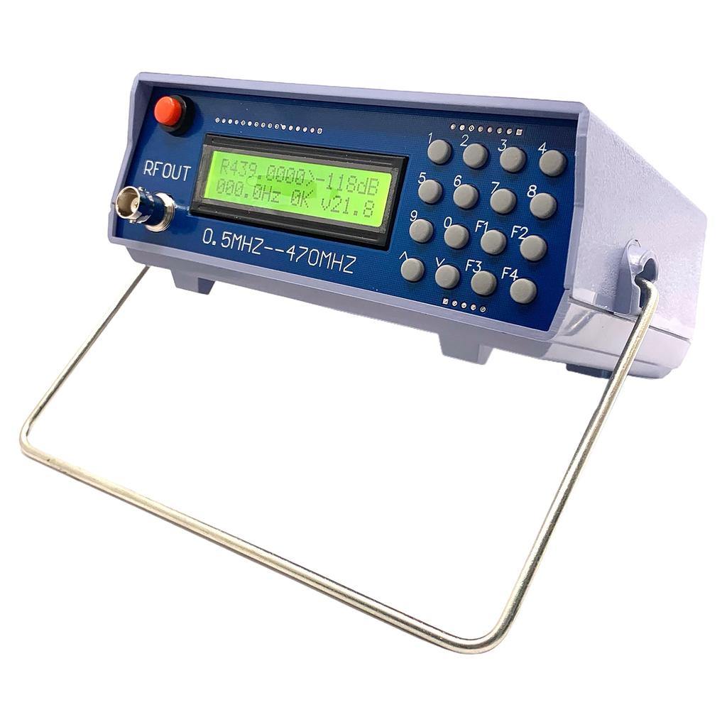 0.5MHZ‑470MHZ RF Signal Generator with CTCSS Function Audio Modulation Signal Source Conditioning Radio 800Hz Debugging Tools