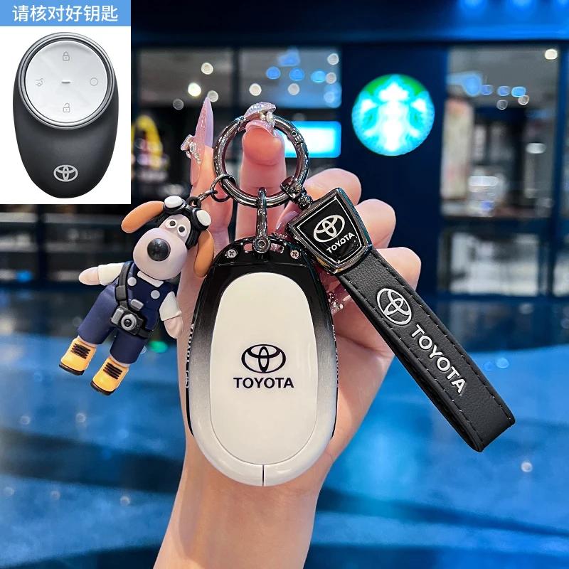 4 Buttons Car Key Case Cover Shell Fob for Toyota bZ3X Bózhì 3X Platinum 3X 2025 Air_Pro_max Car Interior Keychain Accessories
